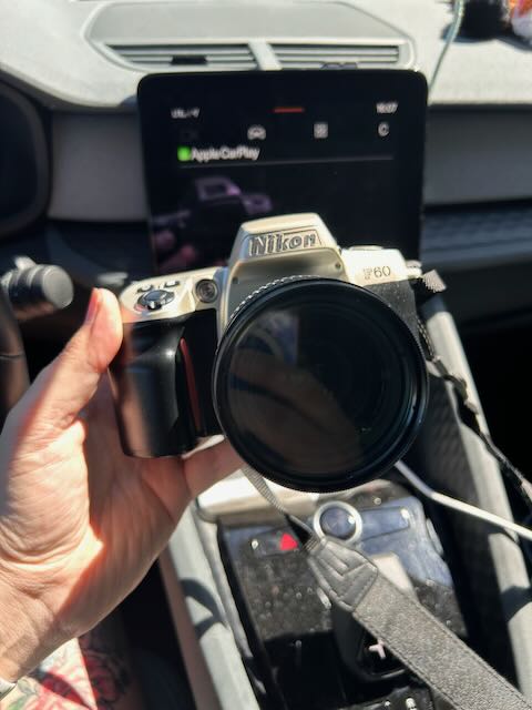 My "new" Nikon F60 just after purchase